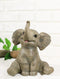 Wildlife African Savanna Elephant Young Calf with Trunk Up Figurine 5"