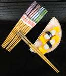 5 Pairs Of Tree Of Life Martin House Frank Wright Ridged Wooden Chopsticks Set