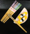 5 Pairs Of Tree Of Life Martin House Frank Wright Ridged Wooden Chopsticks Set
