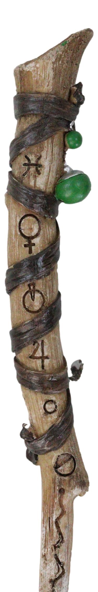 Magic Rune Sacred Symbols Talisman Cosplay Wand 13" Accessory Costume Prop