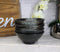Pack Of 5 Charcoal Grey Tone Hakumu Collection Large Ramen Soup Dinner Bowl 40oz