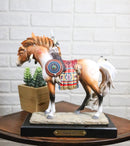 Native American Medicine Steed Horse Western Decor Figurine By Laurie Prindle