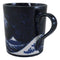 Pack Of 4 Made In Japan Navy Blue Japanese Hokusai Great Wave Of Kanagawa Mugs