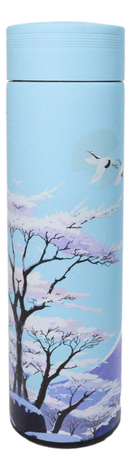 Mount Fuji 17oz Vacuum Insulated Stainless Steel Thermos Bottle with Tea Infuser