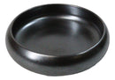 Pack of 6 Black Tetsu Kesho Round Appetizer Salad Banchan Deep Dish Plates 5"D