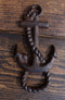 Set Of 2 Rustic Solid Cast Iron Nautical Ship Anchor Hand Beer Bottle Openers