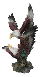 Wild Heritage Bald Eagles Fighting Figurine 2 American Eagles in Mid-Air Battle