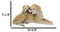 Realistic Adorable Labrador Puppy Dog Cuddling with Its Mother Family Figurine