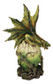 Forest Ent Greenman Dendritic Dragon Hatchling Emerging From Egg Shell Figurine