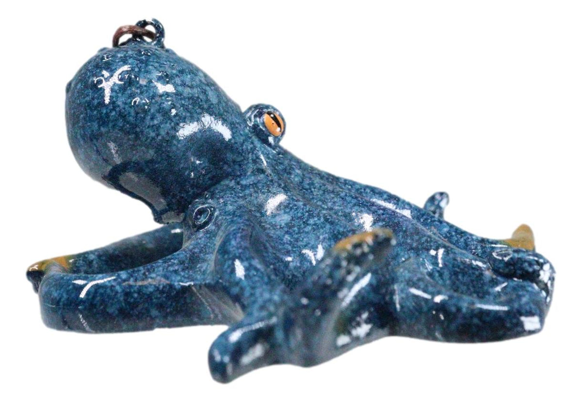Set Of 6 Blue Giant Sea Octopus Ocean Marine Wall Hanging Decor Tree Ornaments
