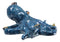 Set Of 6 Blue Giant Sea Octopus Ocean Marine Wall Hanging Decor Tree Ornaments