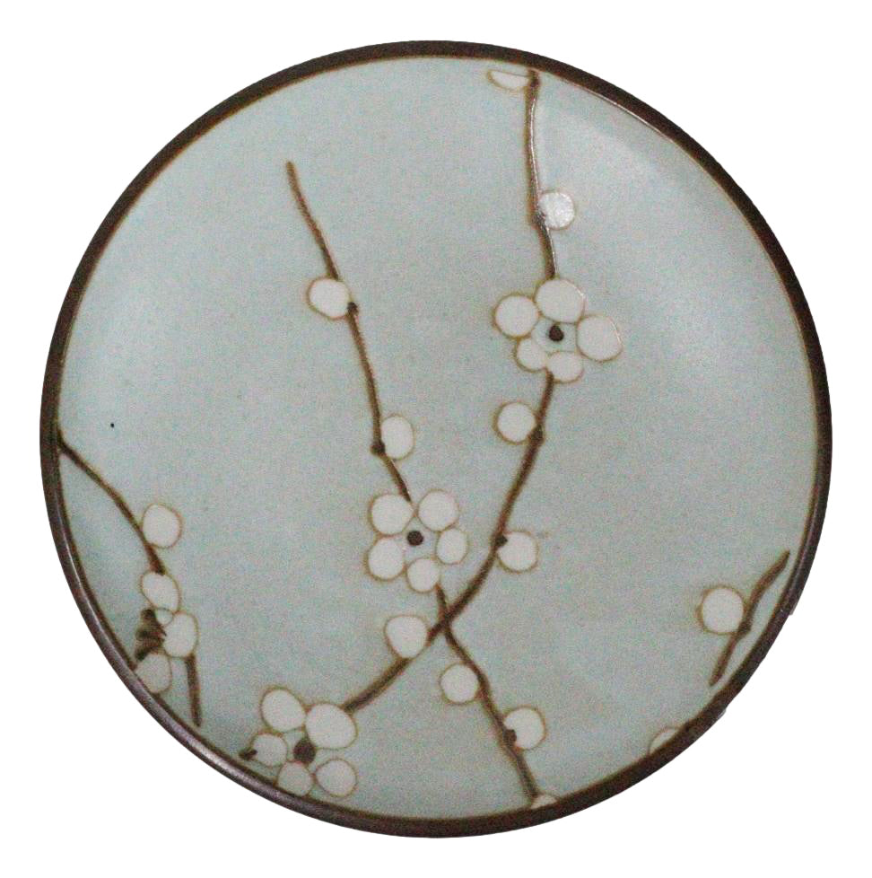 Set Of 12 Sakura Cherry Blossoms Japanese Porcelain Appetizer Dessert Plates