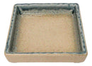 Set Of 6 Blue River Ao Nagashi Art Ceramic Square Condiment Sauce Dishes 2oz
