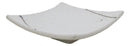 Set Of 6 Yukino Hana Snowflakes Square Appetizer Dessert Salad Ceramic Plates