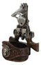 Western Cowboy 2 Gun Pistols Silver Texas Longhorn Concho Wall Bottle Cap Opener