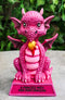 Pink Drake Koan Cartoon Chibi Dragon Figurine A Princess With Her Own Dragon