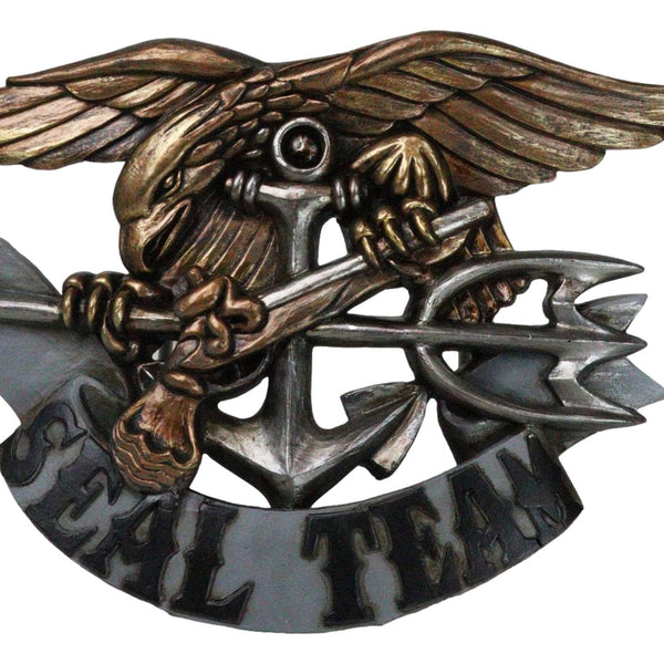 Patriotic US Navy Seal Team Eagle Anchor Trident Flintlock Pistol