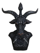 Solve Et Coagula Pentagram Evil Eye Satan Sabbatic Goat Idol Baphomet Figurine - Ebros Gift