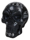Gothic Wicca Black Mystic Arts Planetarium Zodiac Celestial Ancient Symbols Skull Figurine