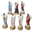 Archangels Michael Gabriel Raphael Jofiel Barachiel Uriel Zadquiel Figurine Set