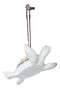 Set Of 6 Antique White Sea Turtles Ocean Marine Wall Hanger Decor Tree Ornaments