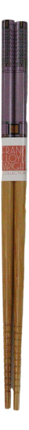 5 Pairs Of Tree Of Life Martin House Frank Wright Ridged Wooden Chopsticks Set