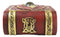 Celtic Knotwork Eye Of The Dragon With Scales Red Trinket Book Box Figurine