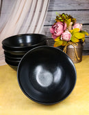 Pack Of 6 Black Kokuyo Ceramic Collection Large Ramen Soup Dinner Bowl 40oz