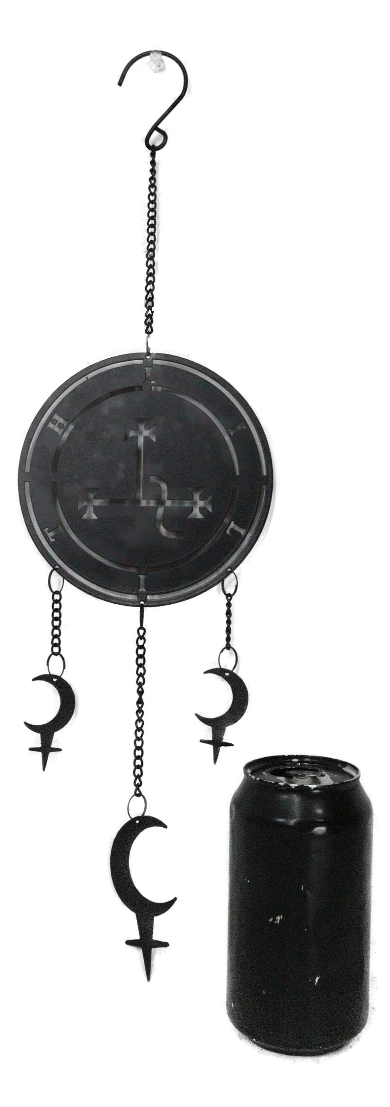 Dark Wicca Occultism Seal of Lilith Moon Sigil Spiral Wall Hanging Decoration