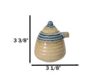 Set Of 6 Ao Nagashi Brown Tenmoku Porcelain Soy Sauce Shoyu Flask Dispensers