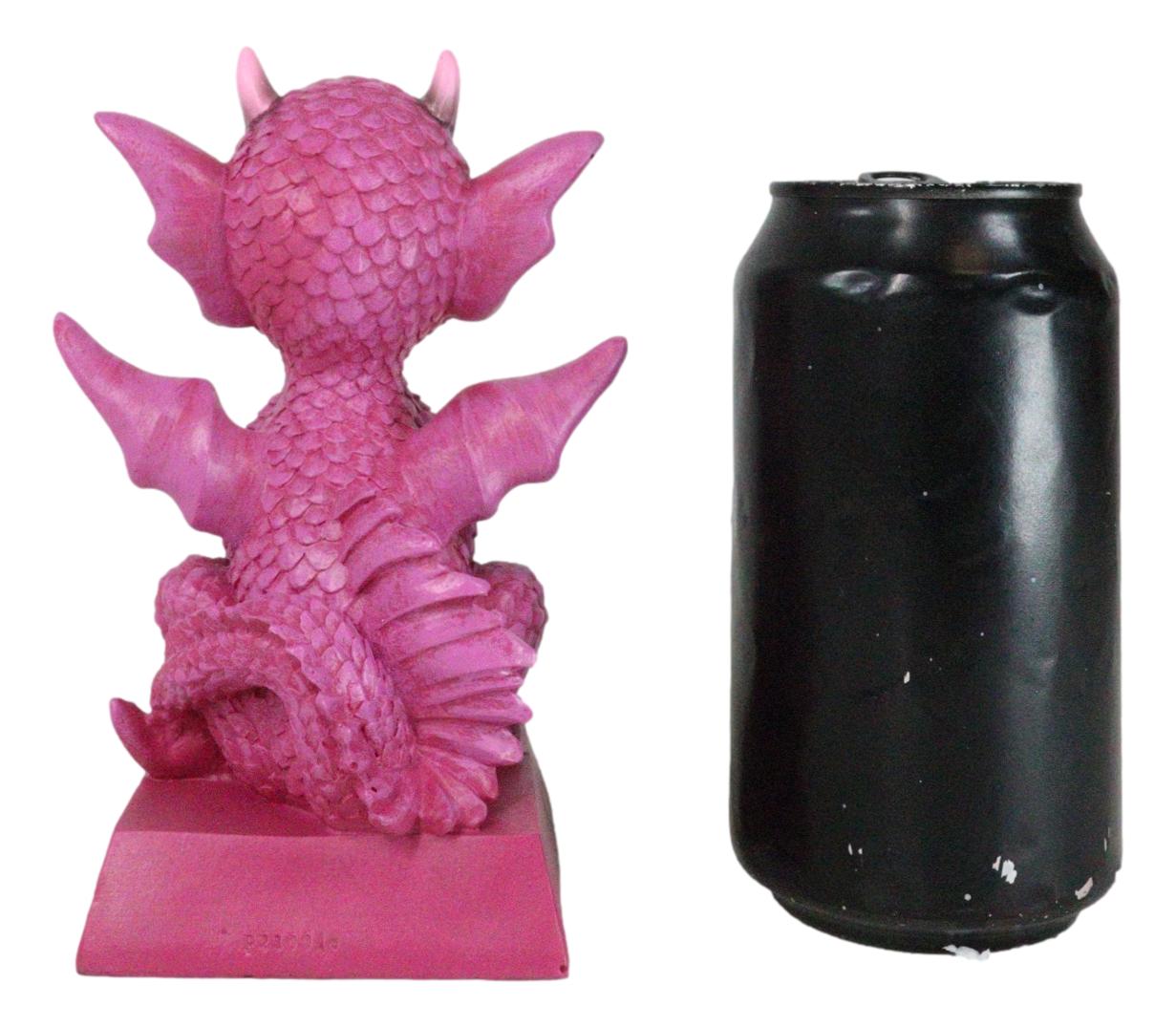 Pink Drake Koan Cartoon Chibi Dragon Figurine A Princess With Her