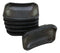 Pack Of 6 Ceramic Grey Hakumu Soy Sauce Oil Condiment Rectangular Dishes 2oz