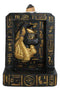 Egyptian Goddess Of Protection Bastet Hieroglyphs Backflow Incense Burner Decor