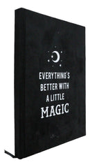 Everything's Better with A Little Magic A5 Lined Pages Velvet Cover Journal Book