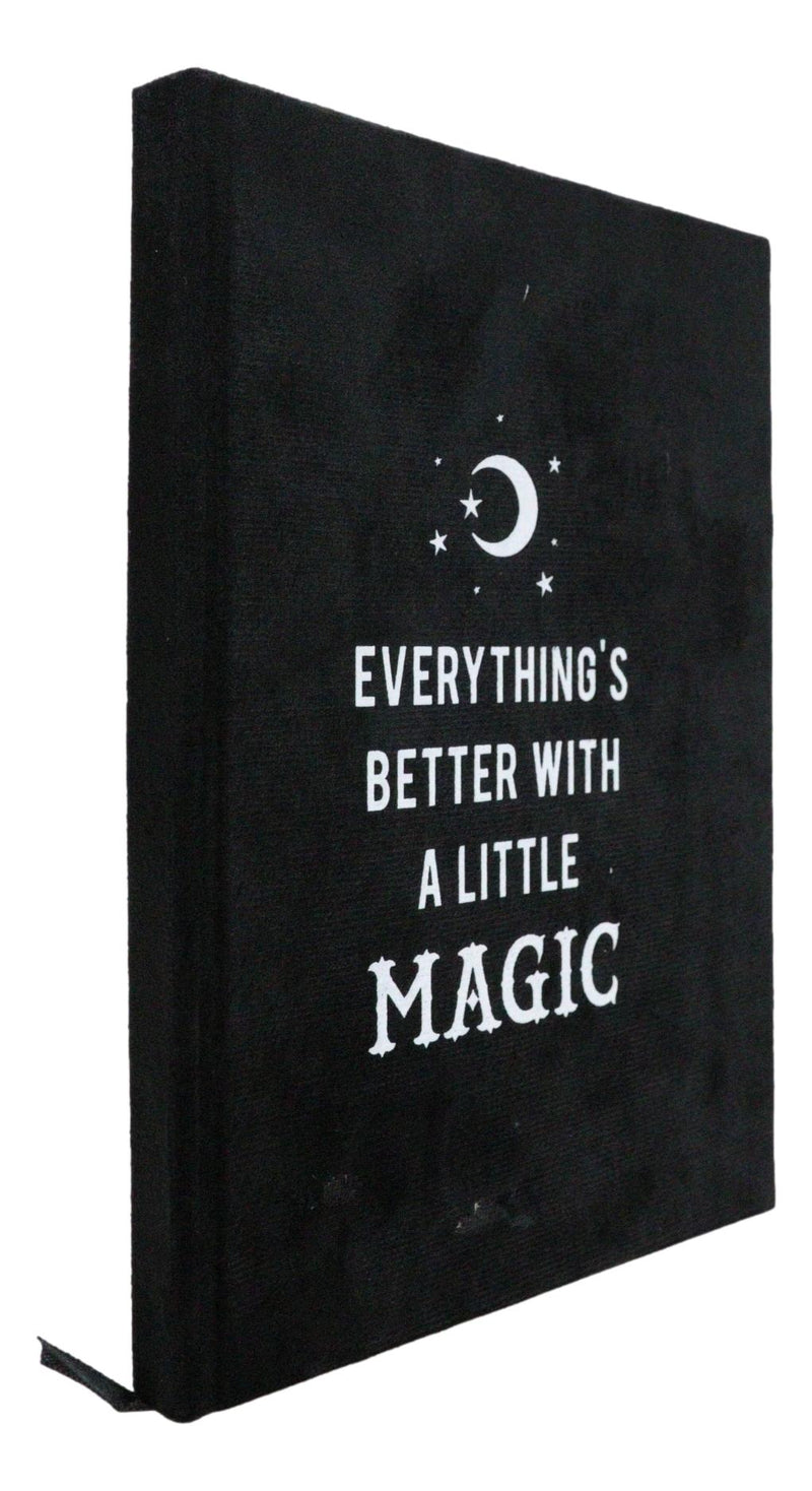 Everything's Better with A Little Magic A5 Lined Pages Velvet Cover Journal Book
