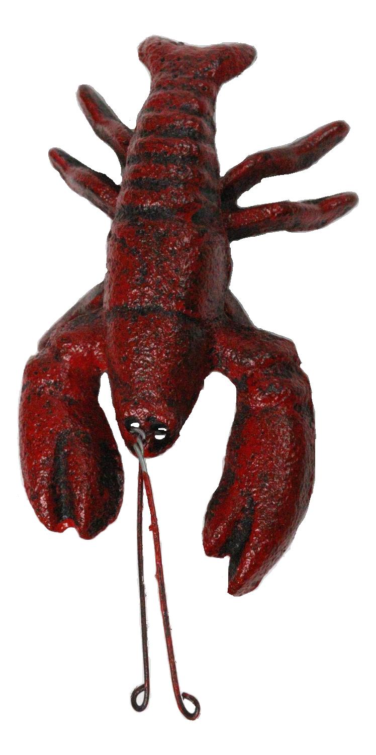 Pack Of 2 Cast Iron Nautical Cajun Creole Mini Baby Lobster Decorative Figurines