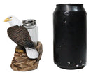Wild Heritage Bald Eagle On Rock Southwestern Symbol Salt & Pepper Shaker Holder
