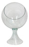 Contemporary Clear Glass Globe Storage Display Bowl 16"H Fruits Succulents