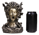 Greek Goddess Medusa with Snake Hairs Backflow Incense Cone Burner Figurine