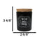 Wicca Midnight Spell Bound Triple Moon Frankincense Pillar Candle Home Fragrance