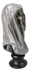 Gothic Macabre Memento Veil Lacroix Skeleton Veiled Bride Bust Lady Figurine 8" H