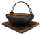 Large Cast Iron Japanese Sukiyaki Shabu Nabe Cooking Hot Pot With Trivet 9.5"D