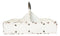 White Vintage Distressed Metal 8 Divided Section Seeding Tray Planter Pot 14"L