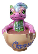 Ruth Thompson Artisan Cappuccino With Frankie Wyrmling Dragon In Cup Figurine