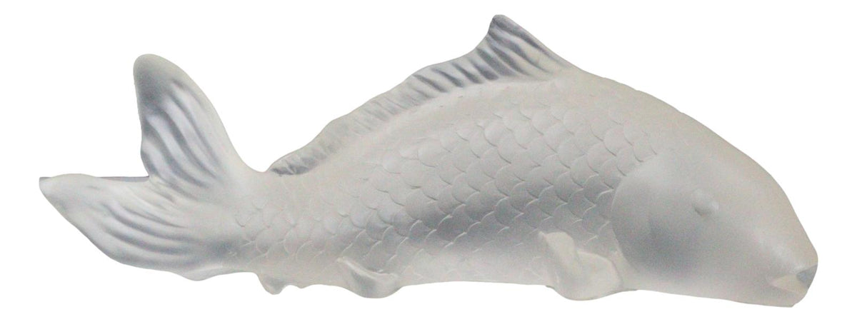 Feng Shui Auspicious Romantic Love Pond Koi Fish Frosted Acrylic Figurine