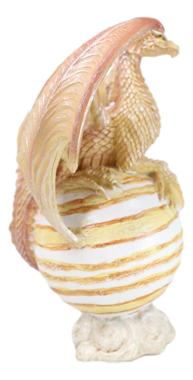 Solar Galaxy Planet Jupiter Terrestrial Guardian Beige Orange Dragon Figurine