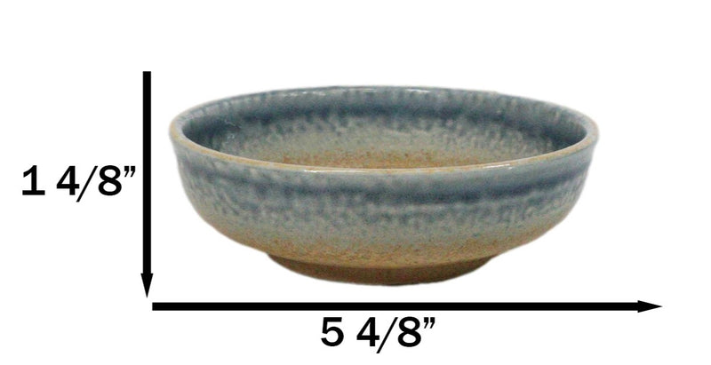 Pack Of 5 Blue River Ao Nagashi Collection Shallow Bowl Or Deep Plates 10oz