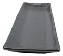Pack Of 5 Black Tetsu Kesho Ceramic Collection Rectangular Serving Platter 14" L