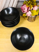 Pack Of 6 Black Kokuyo Ceramic Collection Large Ramen Soup Dinner Bowl 40oz