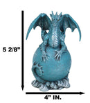 Celestial Solar Galaxy Planet Uranus Terrestrial Guardian Blue Dragon Figurine